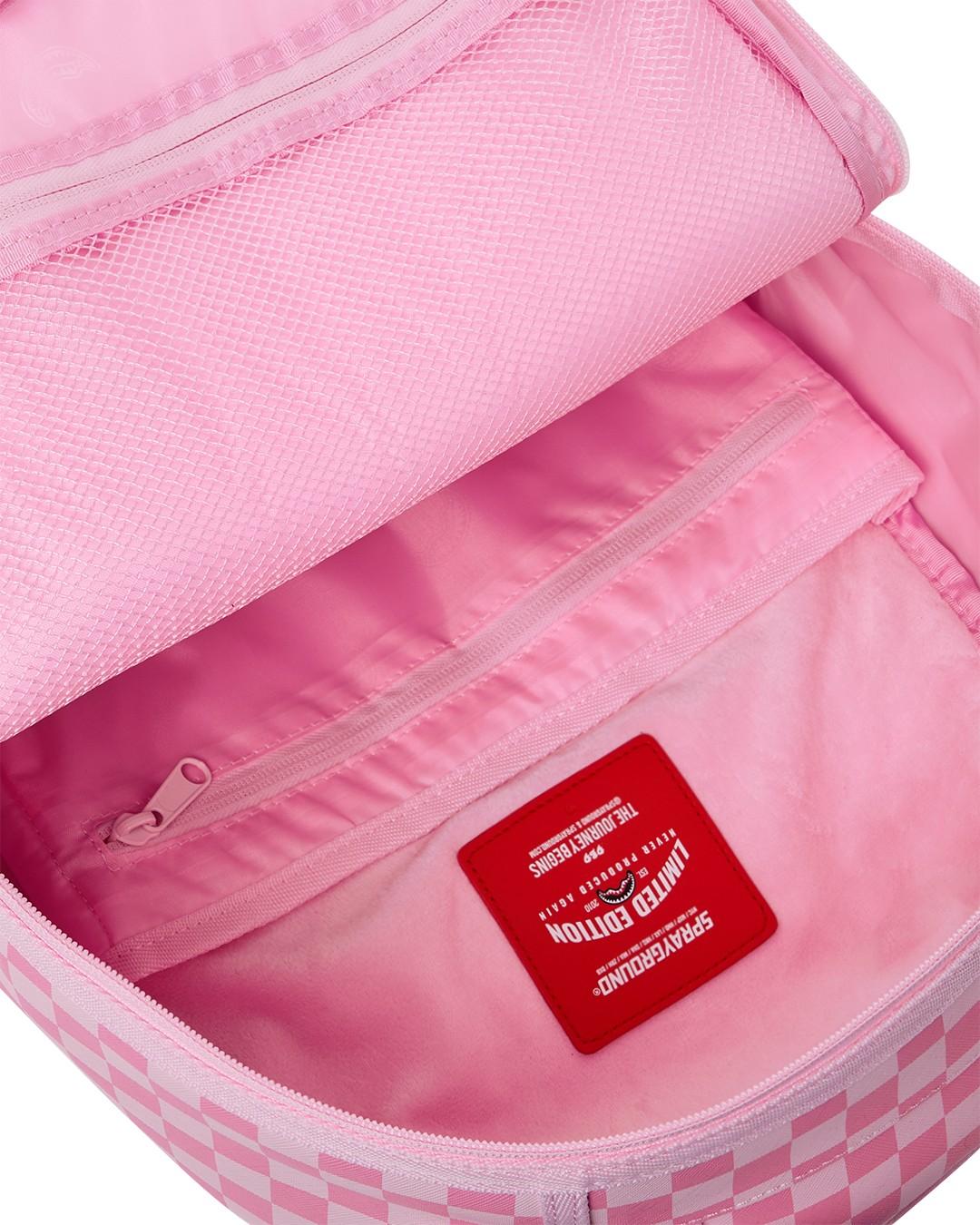 Pink sip patch dlxsv backpack 910B8717 NSZ SPRAYGROUND 