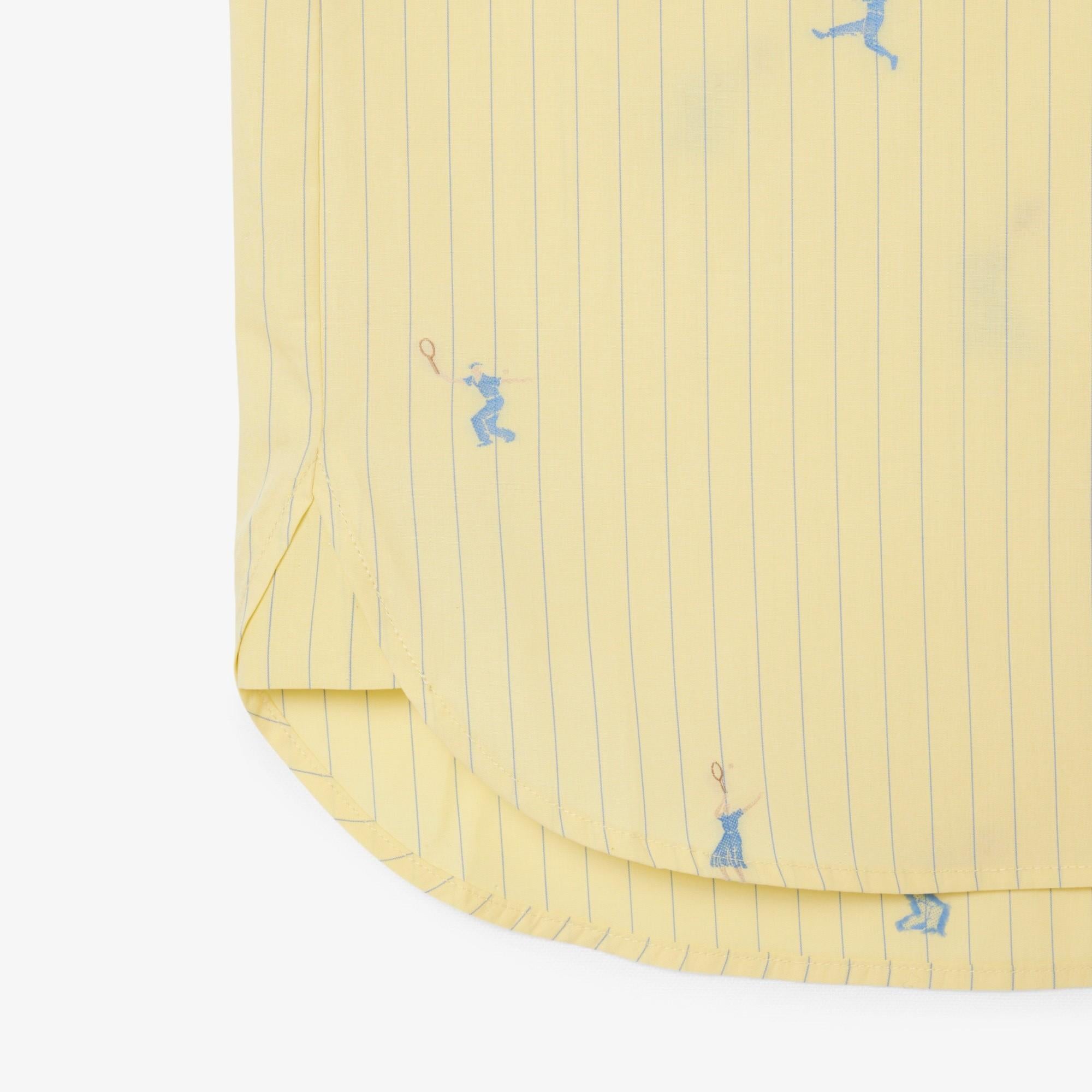 Camicia oversize con motivi jacquard CF0586 2IA LACOSTE 