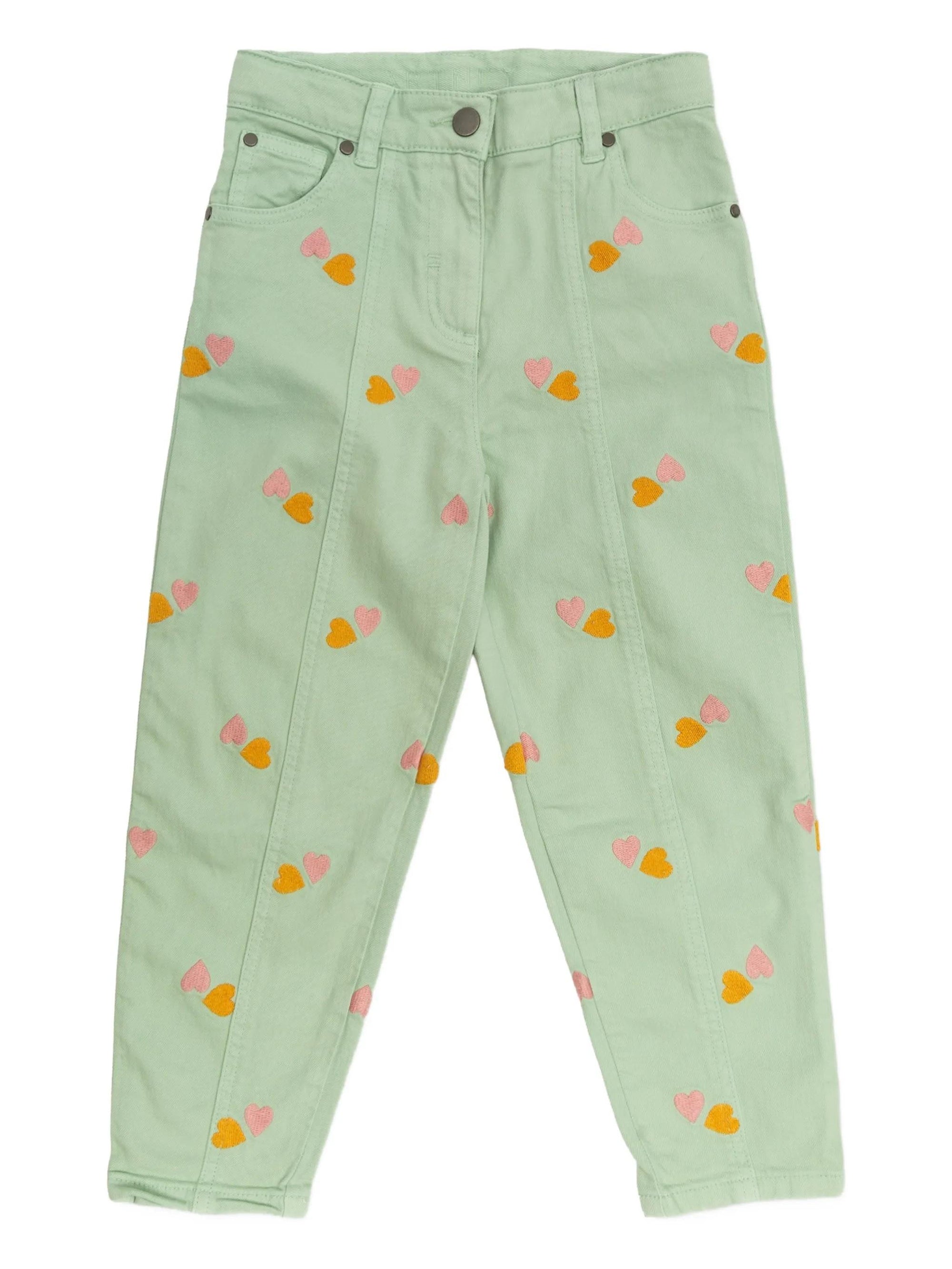 Pantalone con motivo a cuore TY6A50Z3454 754EM STELLA MCCARTNEY 