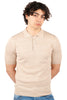 Cotton knit polo shirt