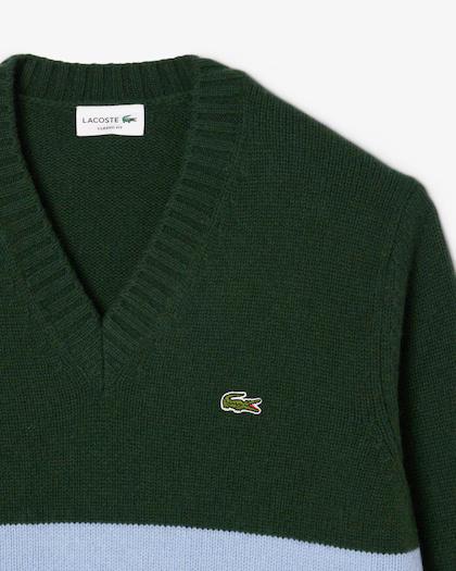 Maglione in lana a righe AH5180 9IS LACOSTE 
