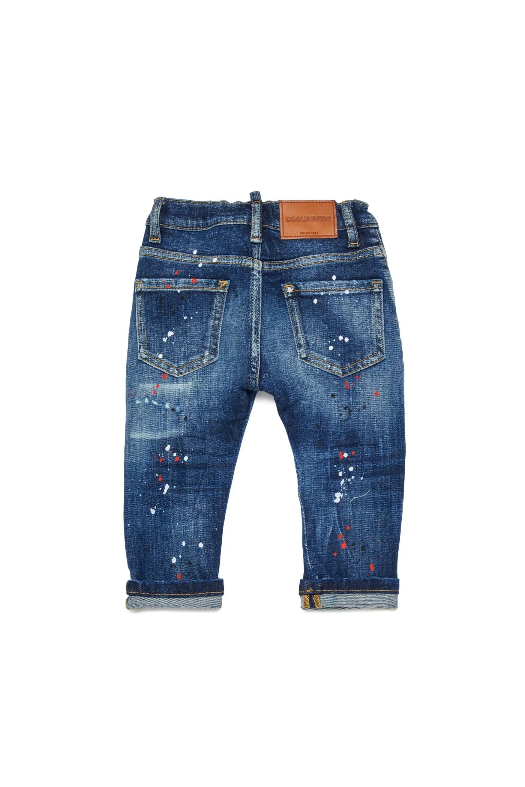 Jeans slim lavaggio blu medio DQ01TCD0AFU DQ01 DSQUARED2 