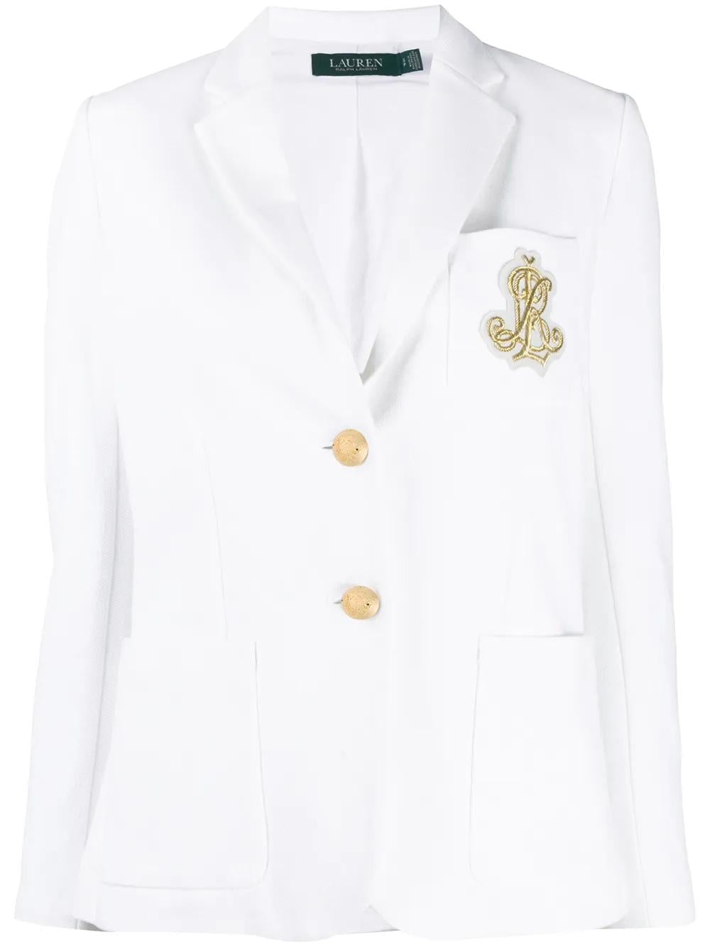 Blazer monopetto con logo 200797305 001 LAUREN 