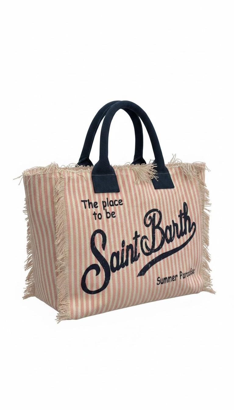 Borsa a spalla Vanity in canvas VANI001 03448L MC2 SAINT BARTH 