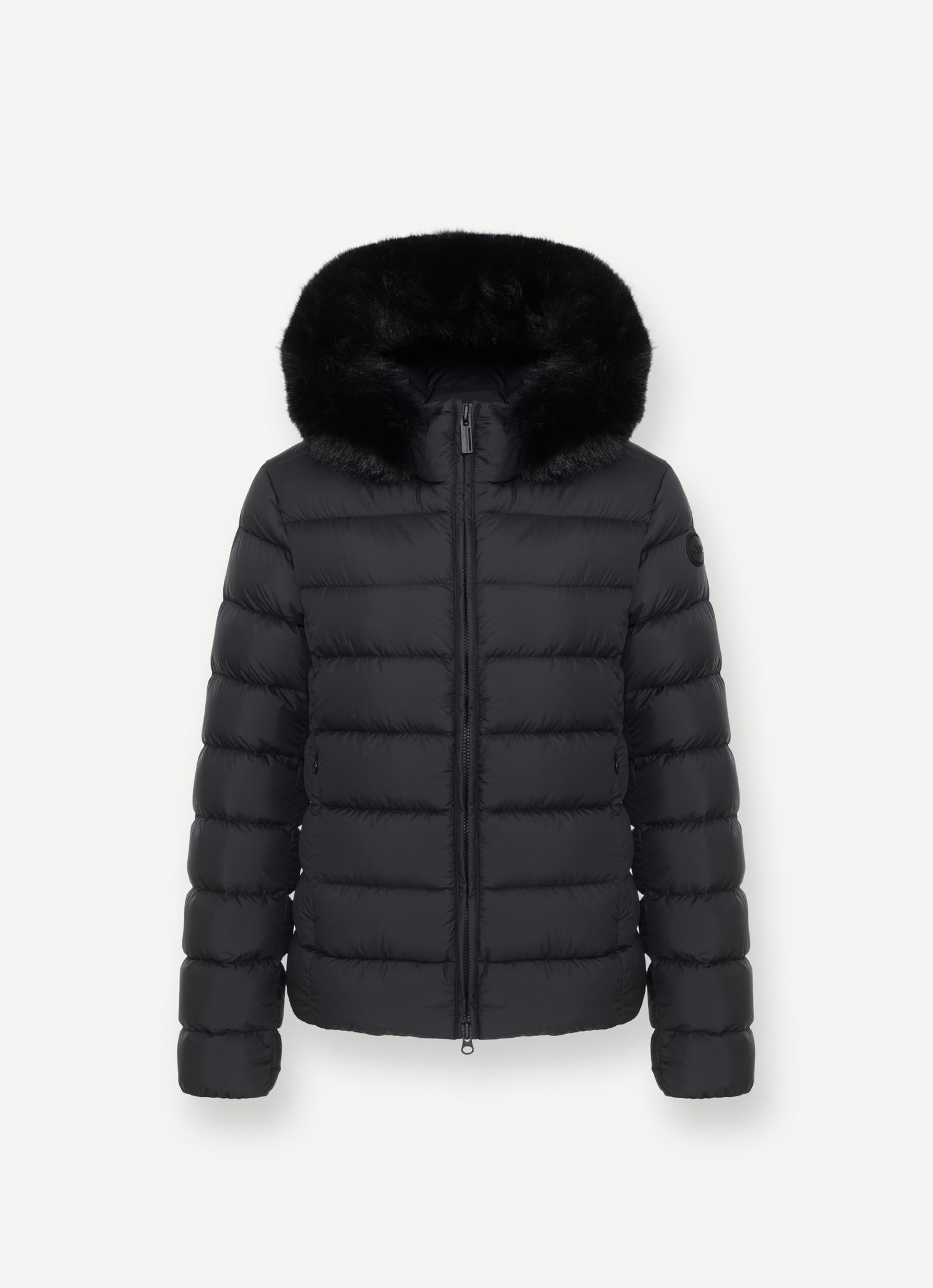 Piumino opaco con pelliccia sintetica 2239E2XX 99 COLMAR 
