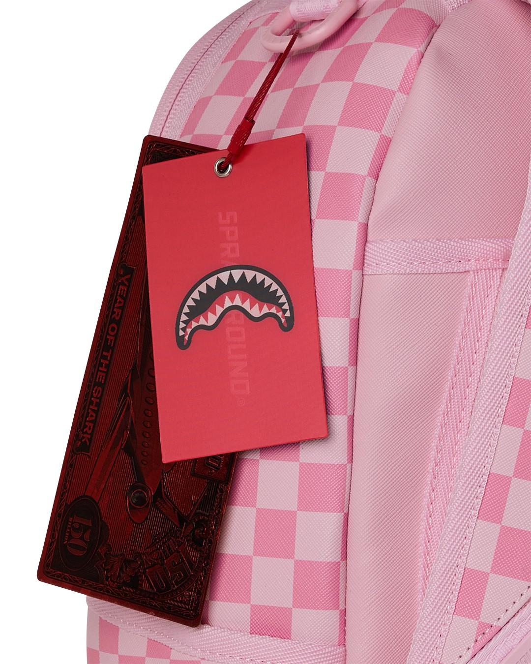 Pink sip patch dlxsv backpack 910B8717 NSZ SPRAYGROUND 