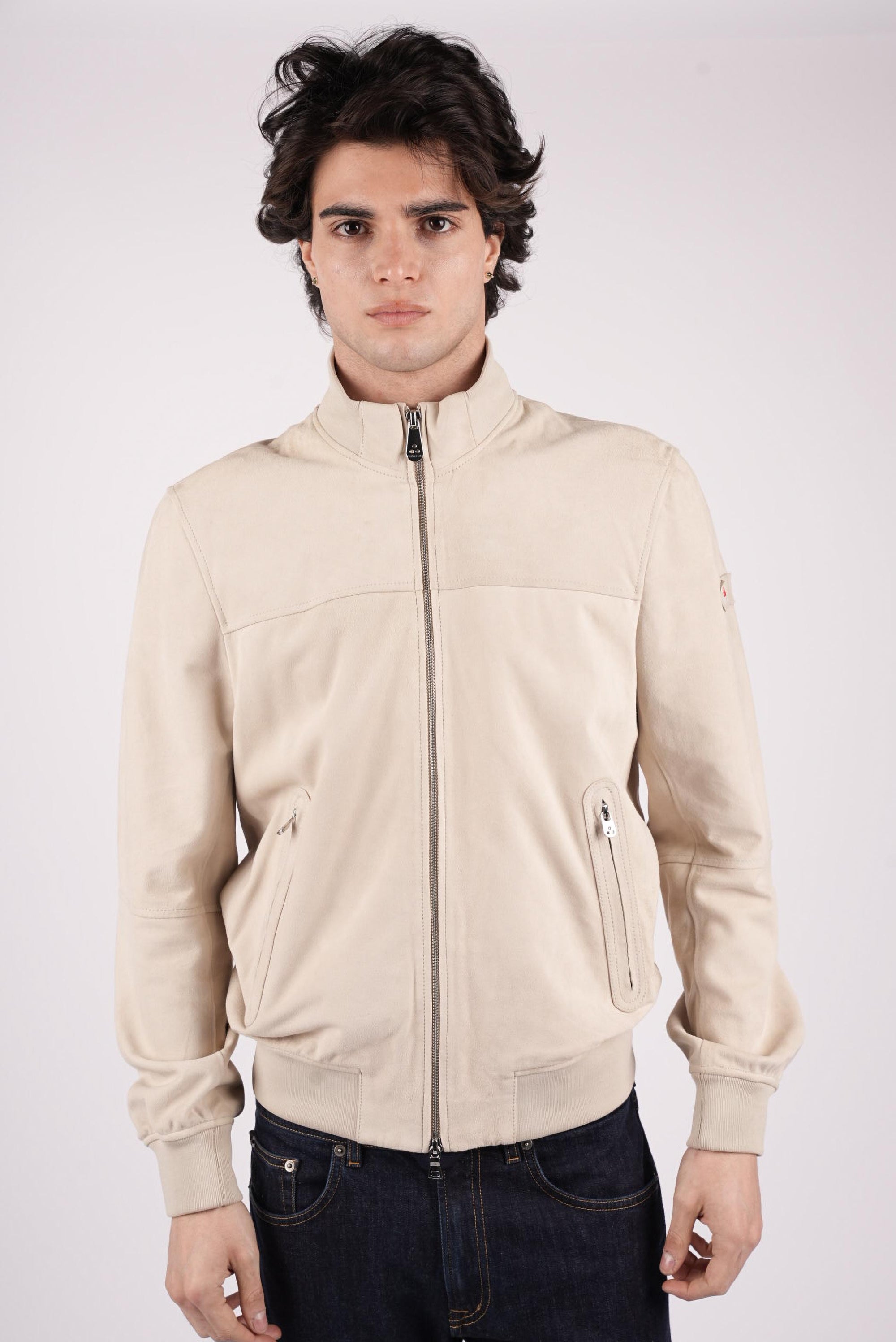 Giacca in pelle scamosciata sands suede PEU5743 729 PEUTEREY 