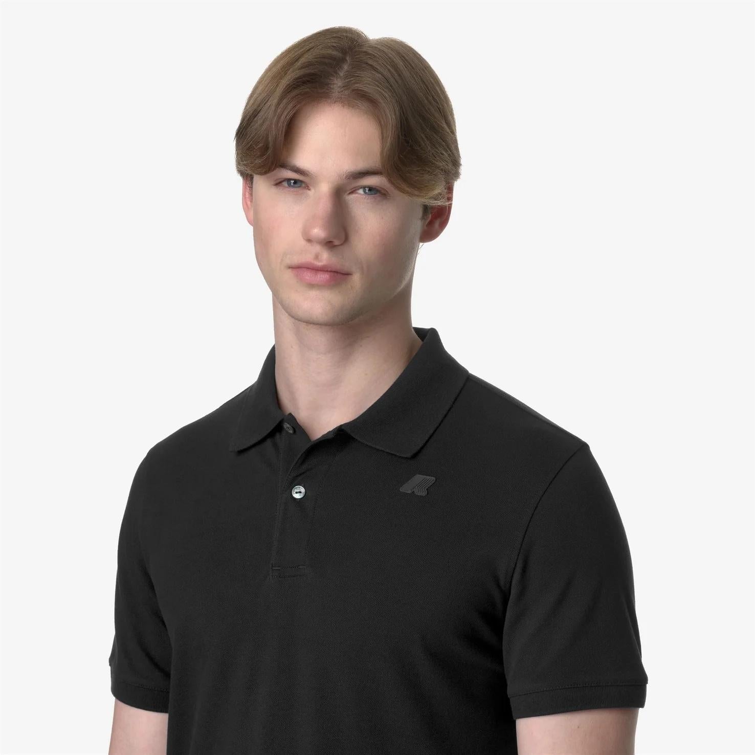 Polo Uomo Stretch Piquet nero K5127BW USY K-WAY 