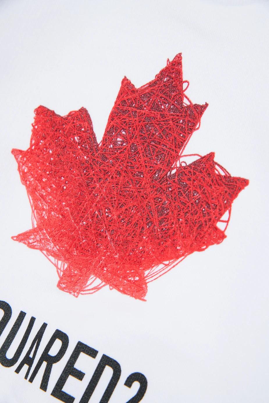 Felpa girocollo con logo DQ3279D0AGW DQ100 DSQUARED2 