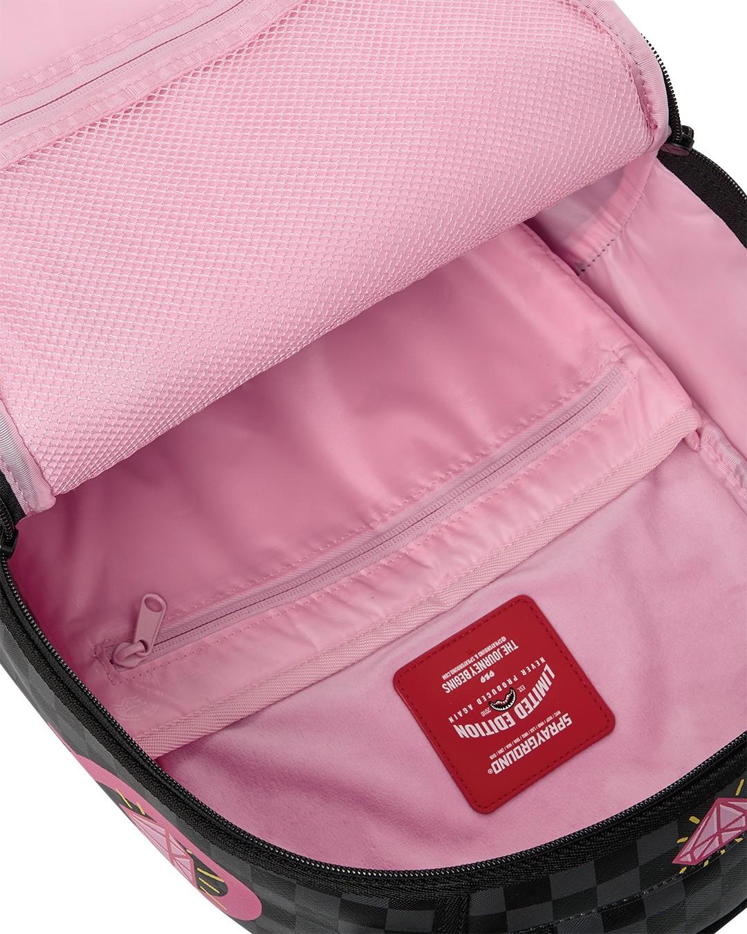 Pink panther drippy diamonds backpack 910B8790 NSZ SPRAYGROUND 