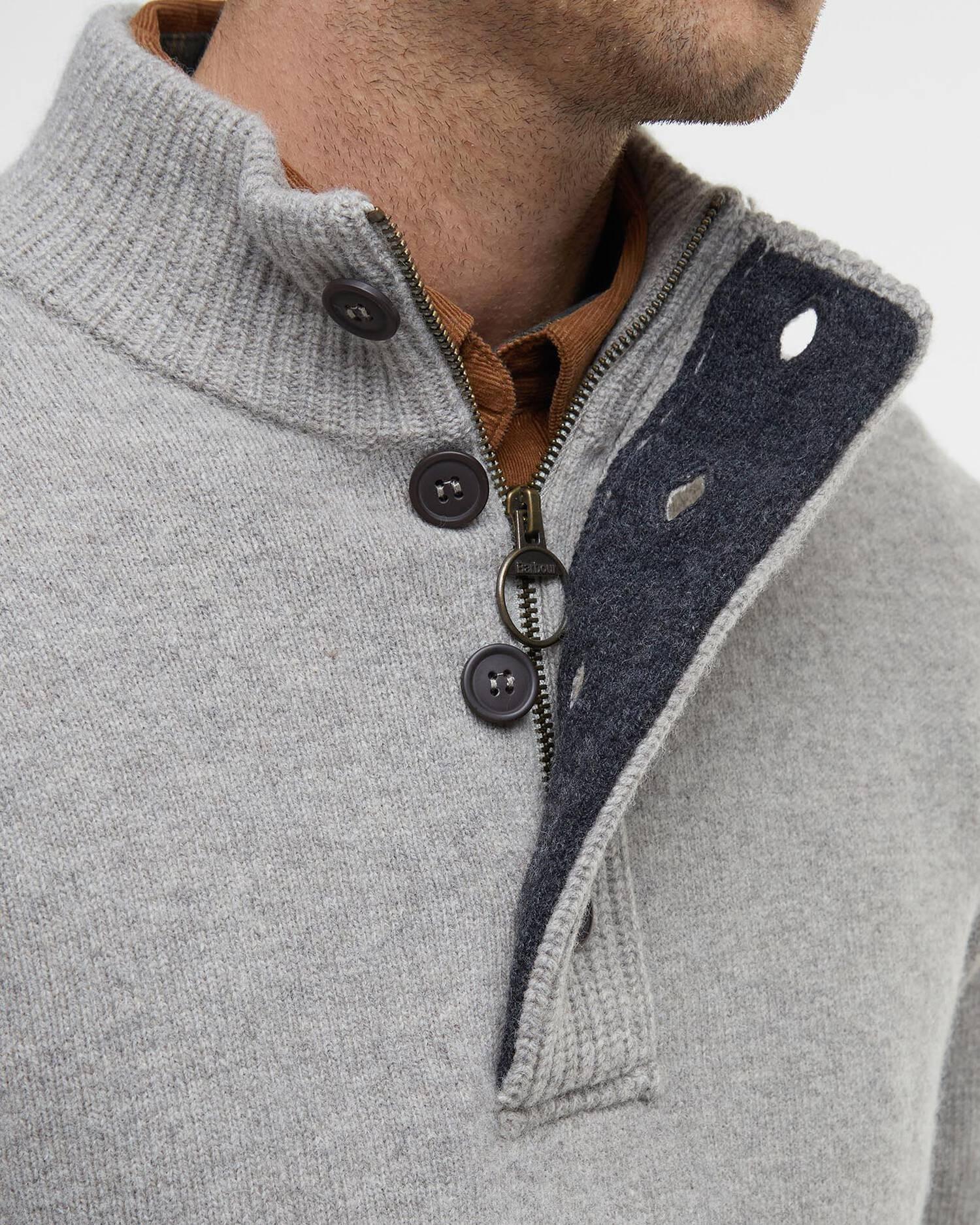 Felpa con toppa sul gomito Essential MKN0585 ST51 BARBOUR 