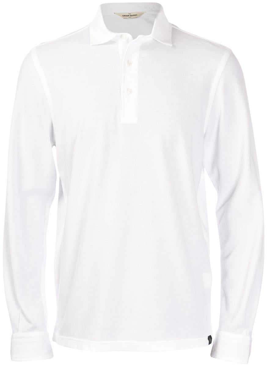 Polo manica lunga bianco 60111/79017 001 GRAN SASSO 