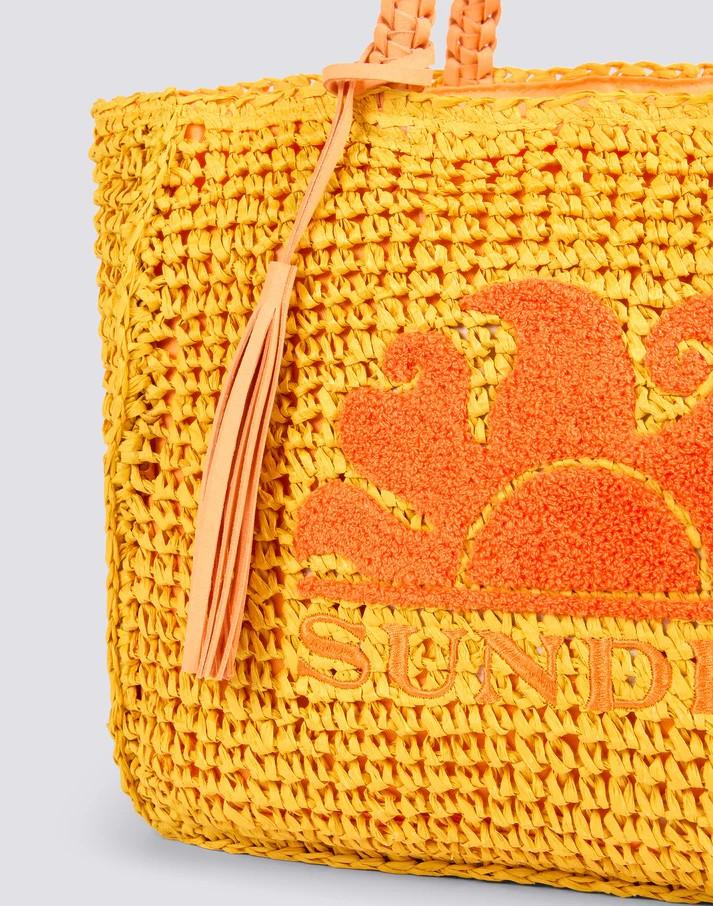 WINA - Shopping bag in paglia di carta AW029ABPA100 A7100 SUNDEK 