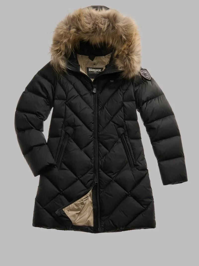 Piumino lungo althea 25WBLDK03098 999EI BLAUER 