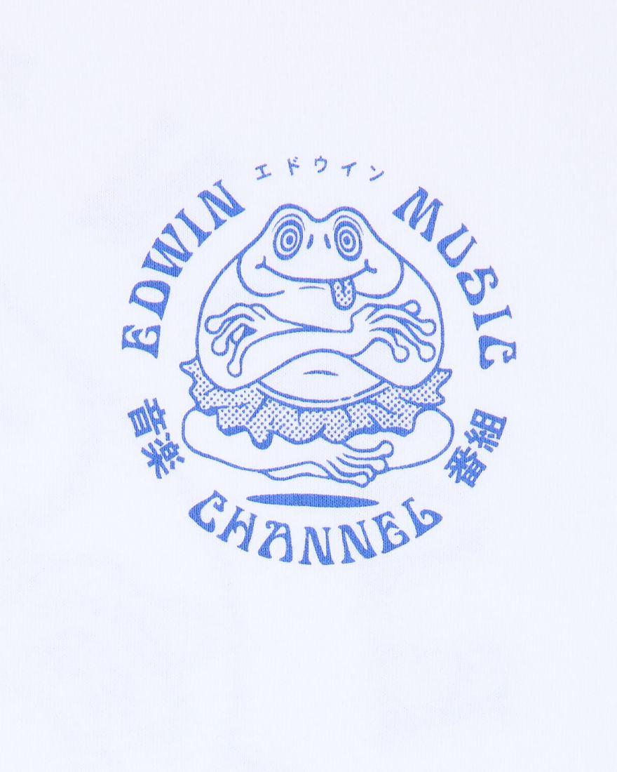 Music Channel T-Shirt bianca I031131 0267 EDWIN 