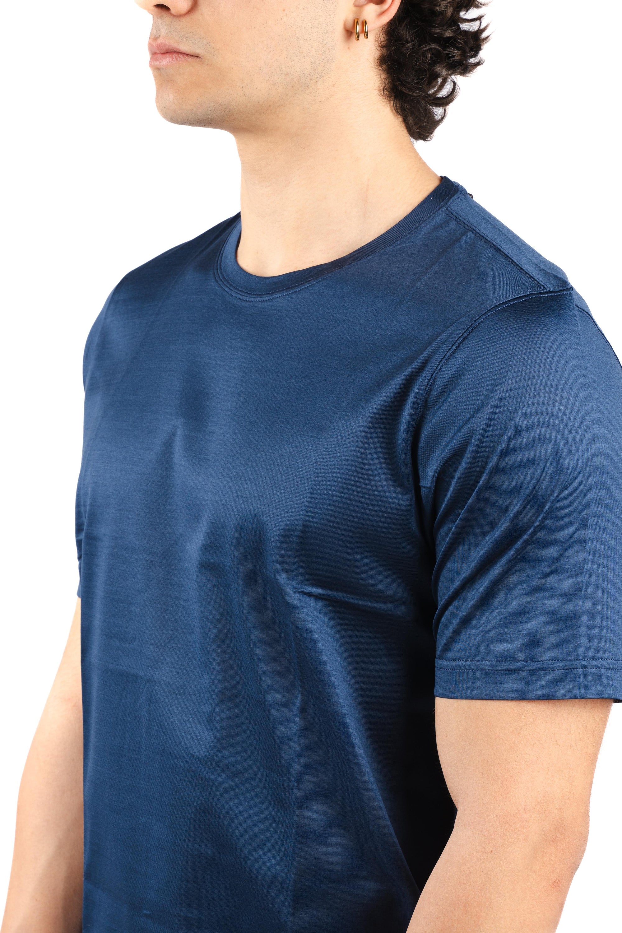 T-shirt in jersey di cotone 60133/74002 597 GRAN SASSO 