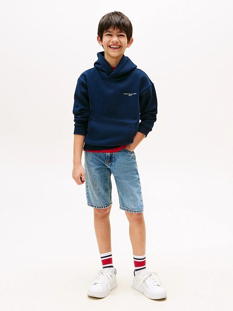 Felpa con cappuccio e nastro iconico KS0KS00595T C1G TOMMY HILFIGER 