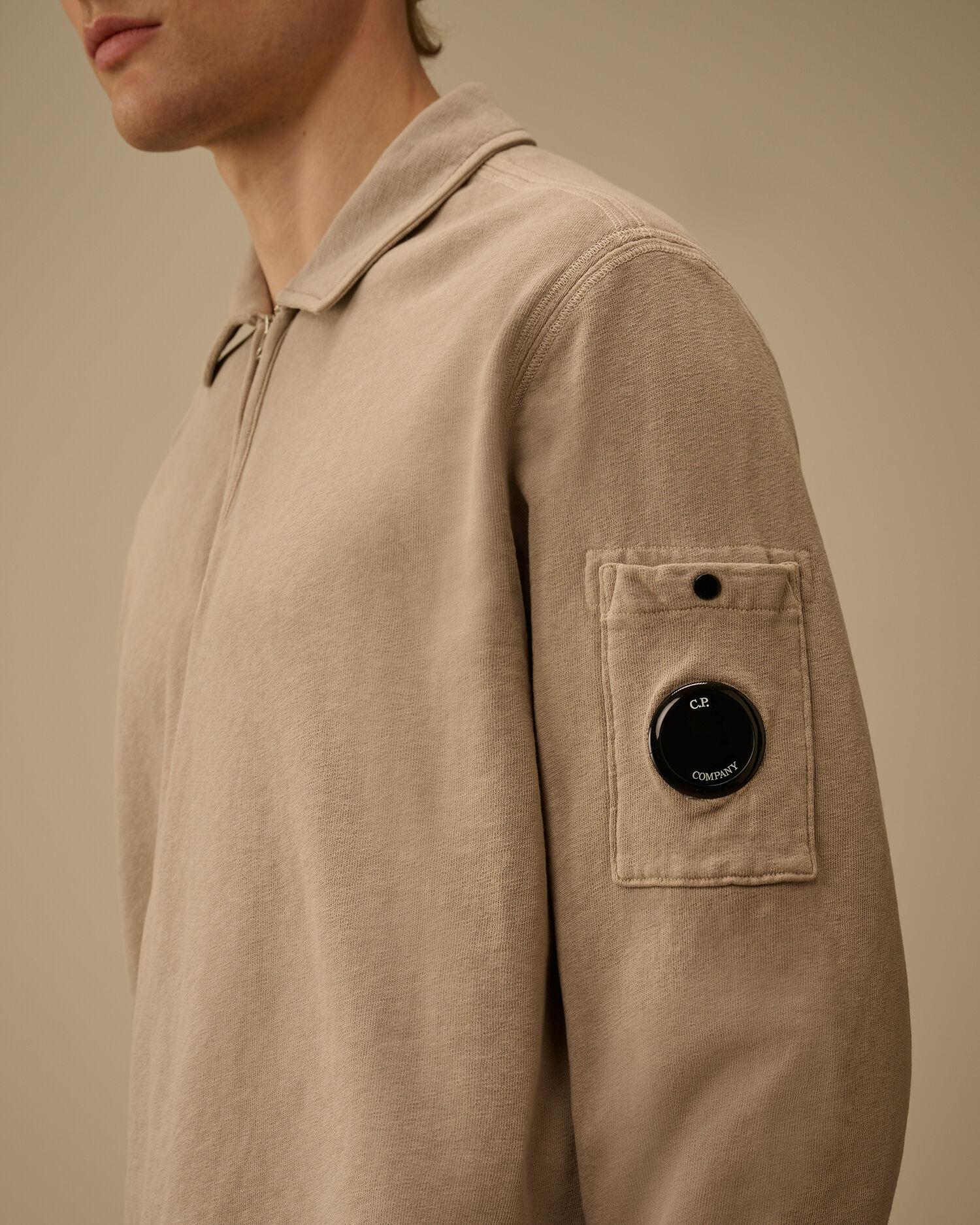 Malfilè Fleece Lens Half Zip Sweatshirt 20CMSS208A 904 C.P. COMPANY 