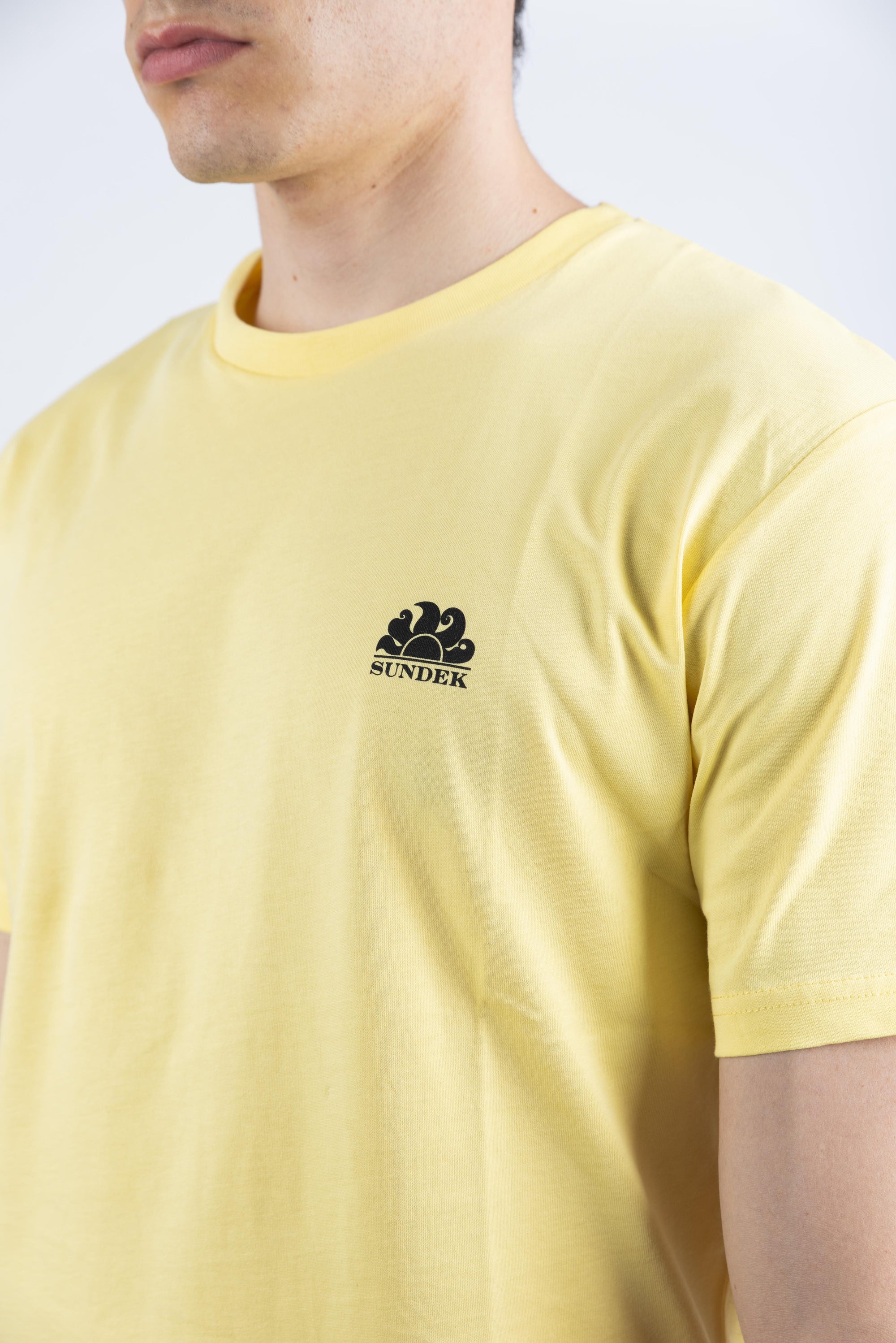T-shirt con tasca Wetsuit giallo M673TEJ7800 A6200 SUNDEK 