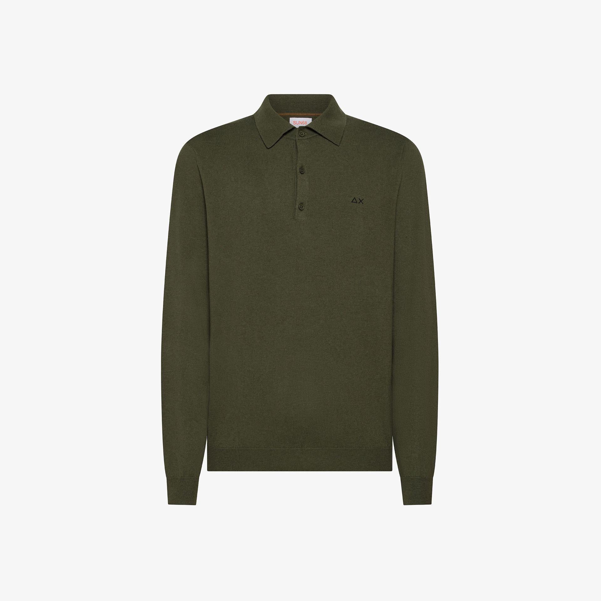 Polo in cotone e lana K45105 74 SUN68 
