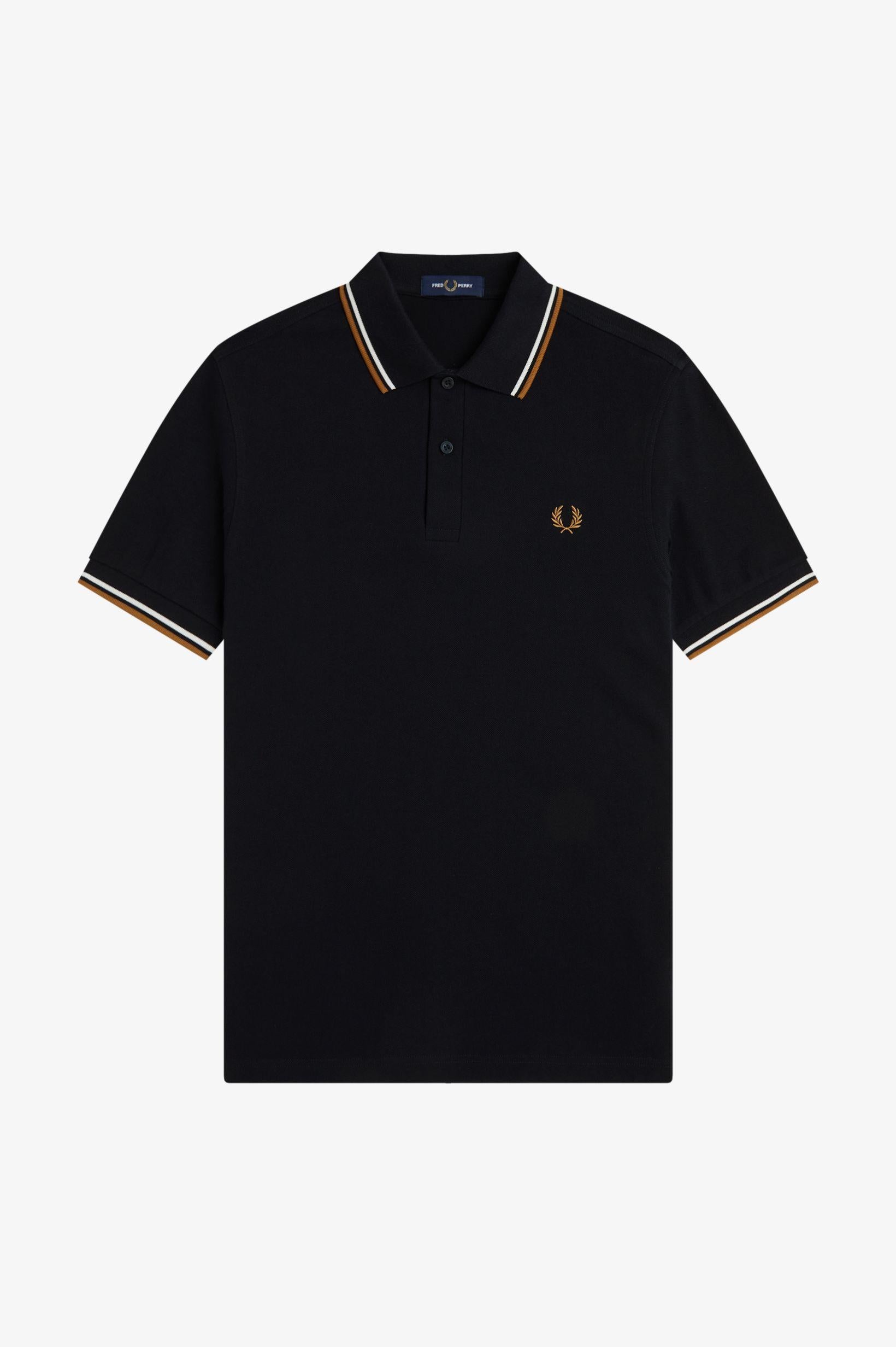 Polo con doppia riga M3600P57 P69 FRED PERRY 