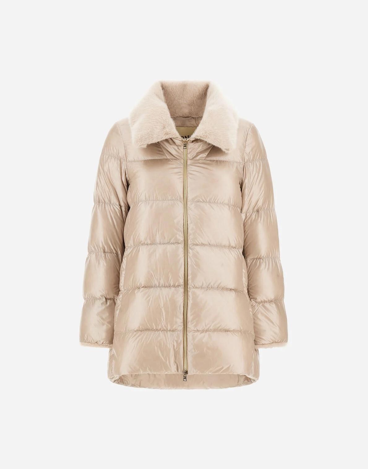 A-shape in nylon ultralight e lady alternative fur PI002140D12017Z 1985 HERNO 