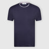 T-shirt con profili a contrasto