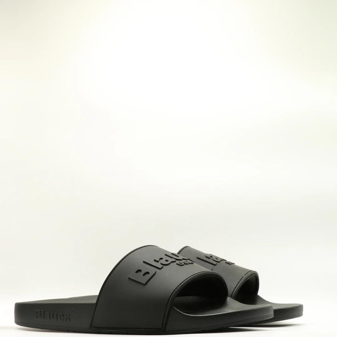 Ciabatta uomo JASPER03PUC BLK BLAUER SHOES 