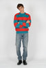 Maglione con motivo a righe