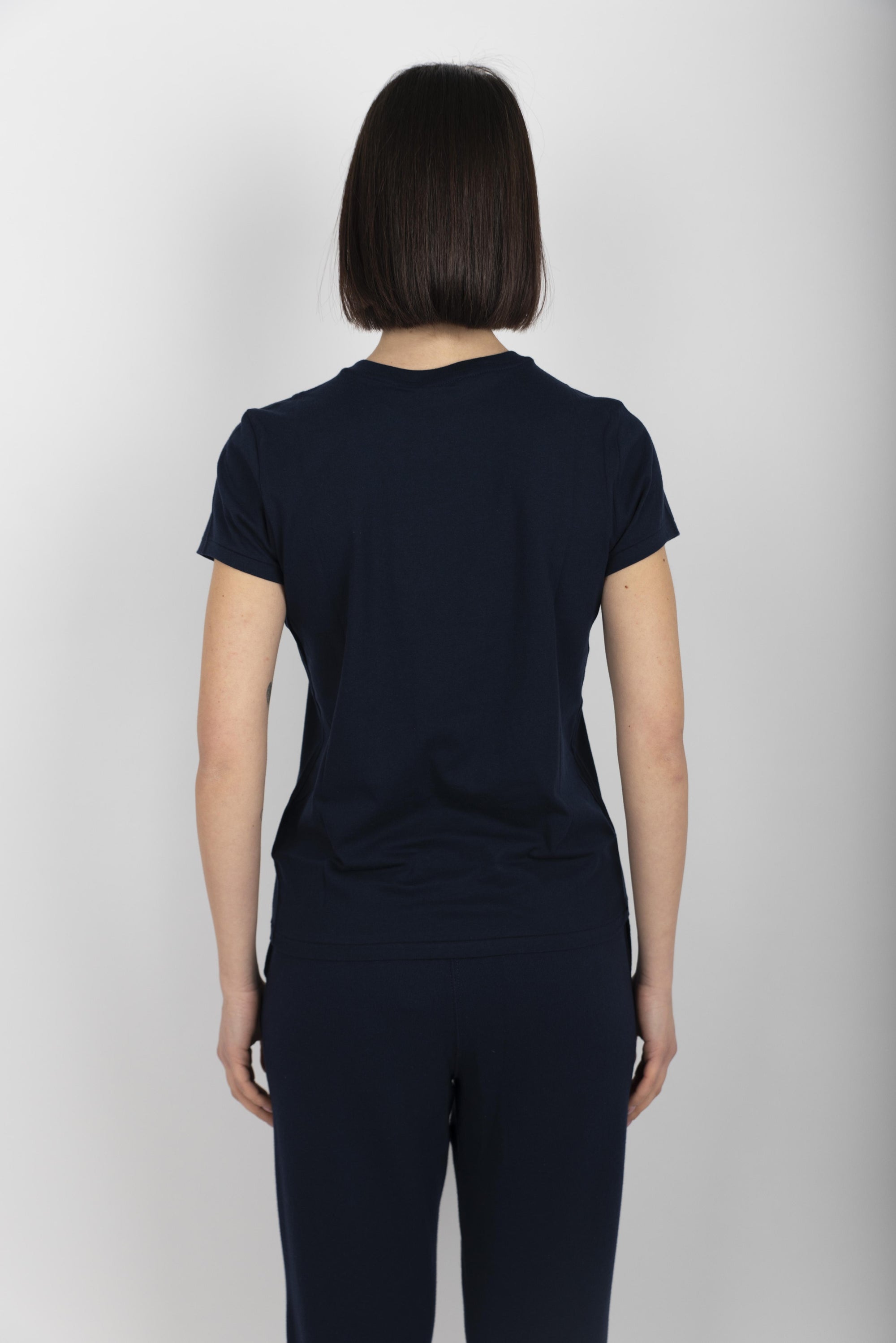 Maglia a girocollo in jersey di cotone cruise navy 211898698 006 POLO RALPH LAUREN 