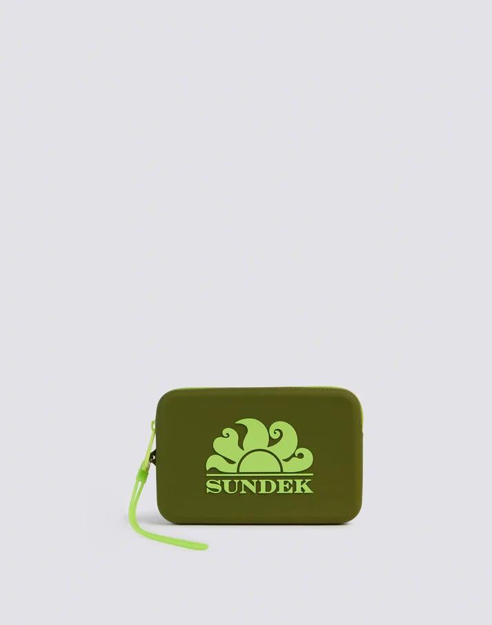 Mini pochette in gomma con logo AW748ABSL100 30201 SUNDEK 