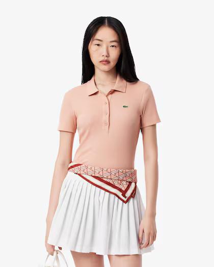 Polo slim fit in cotone a costine DF5377 ZIH LACOSTE 