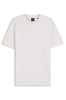 T-shirt in cotone con struttura a bolle