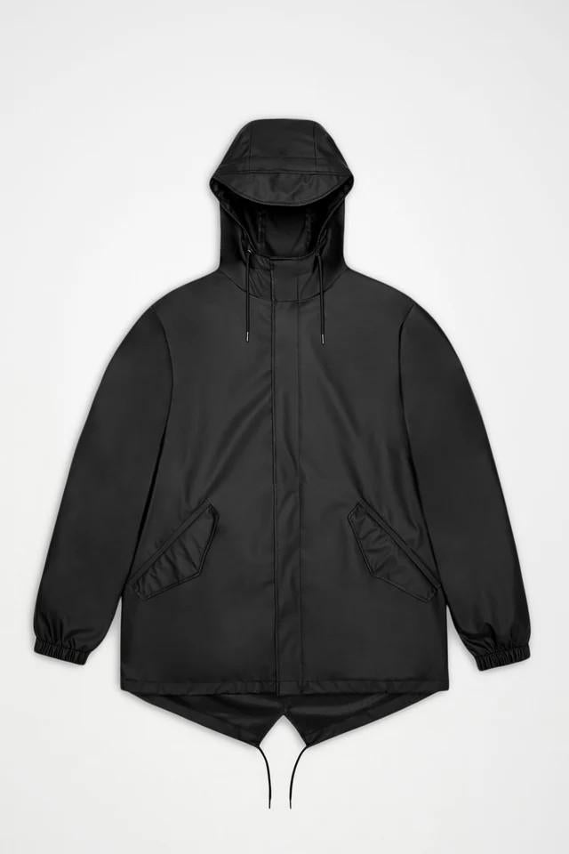 Fishtail jacket RA18010 BLA RAINS 