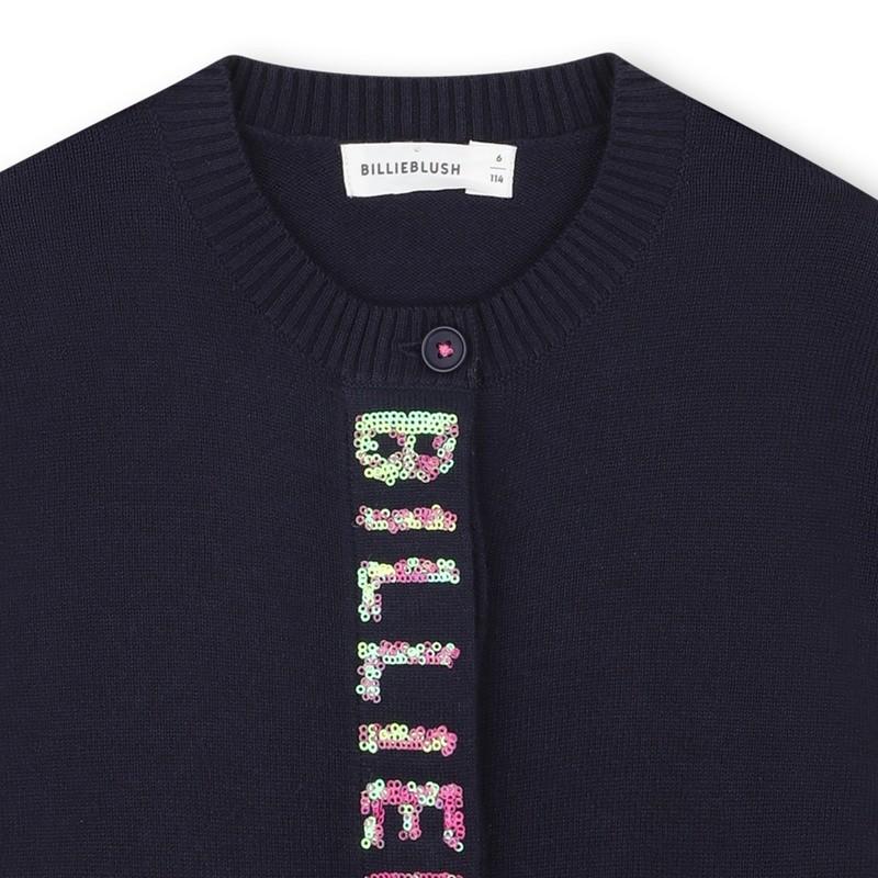 Cardigan in maglia U21372 85T BILLIEBLUSH 