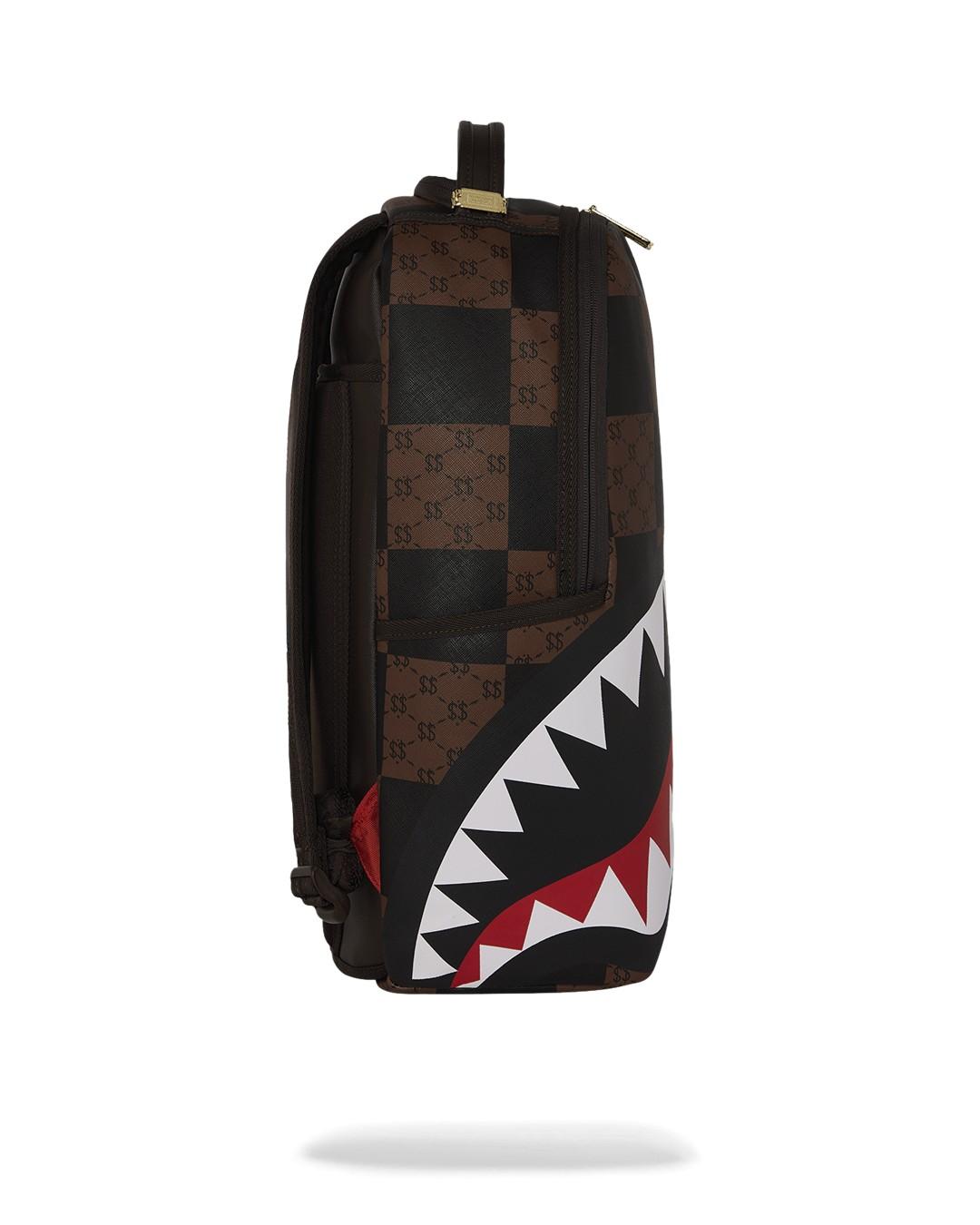Enlarged check Paris dlxsv backpack 910B6263 NSZ SPRAYGROUND 