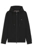 Cotton blend zip-up hoodie with Double B monogram