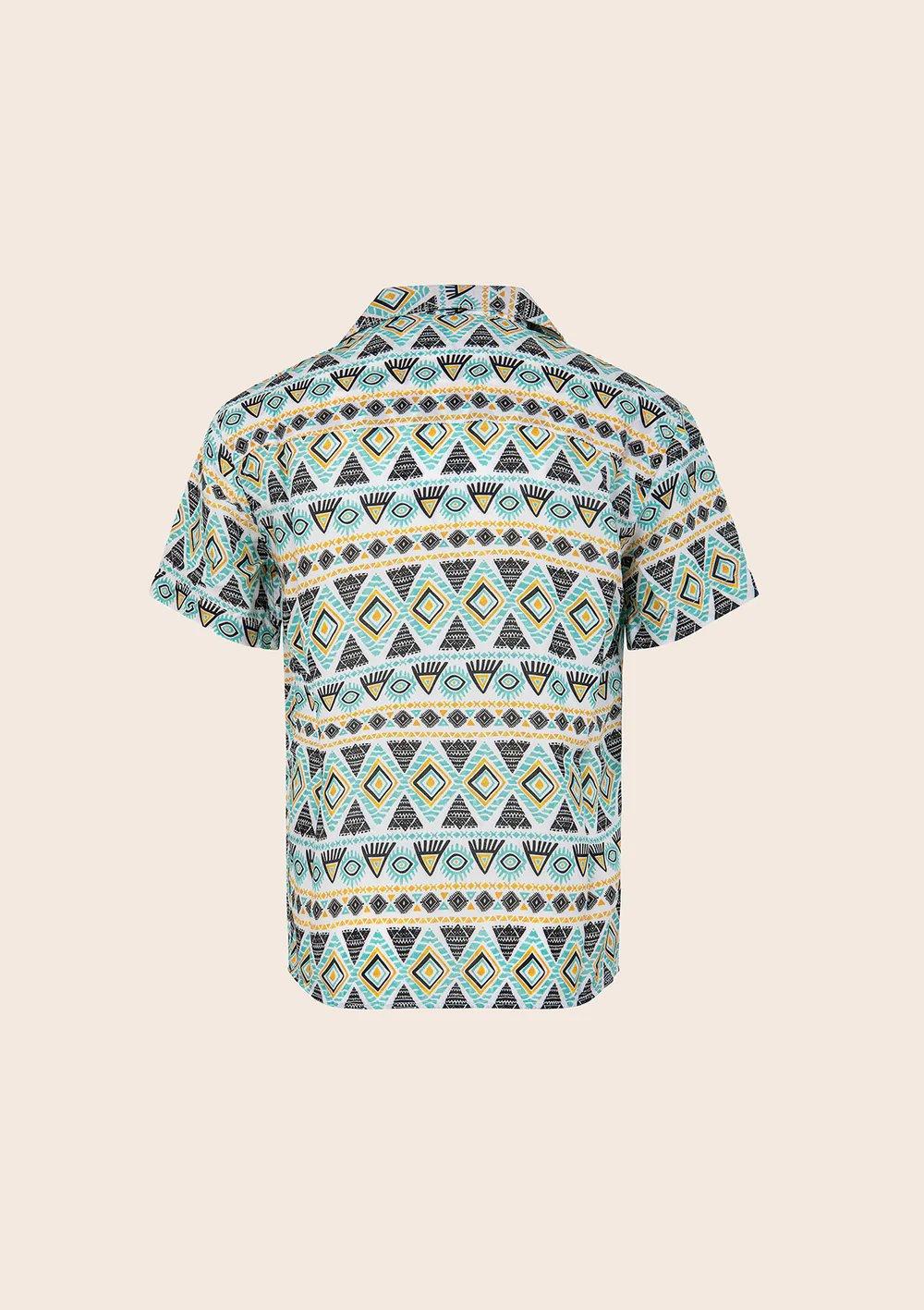 Camicia Bambino Fantasia verde J02CA60X 13 F**K 