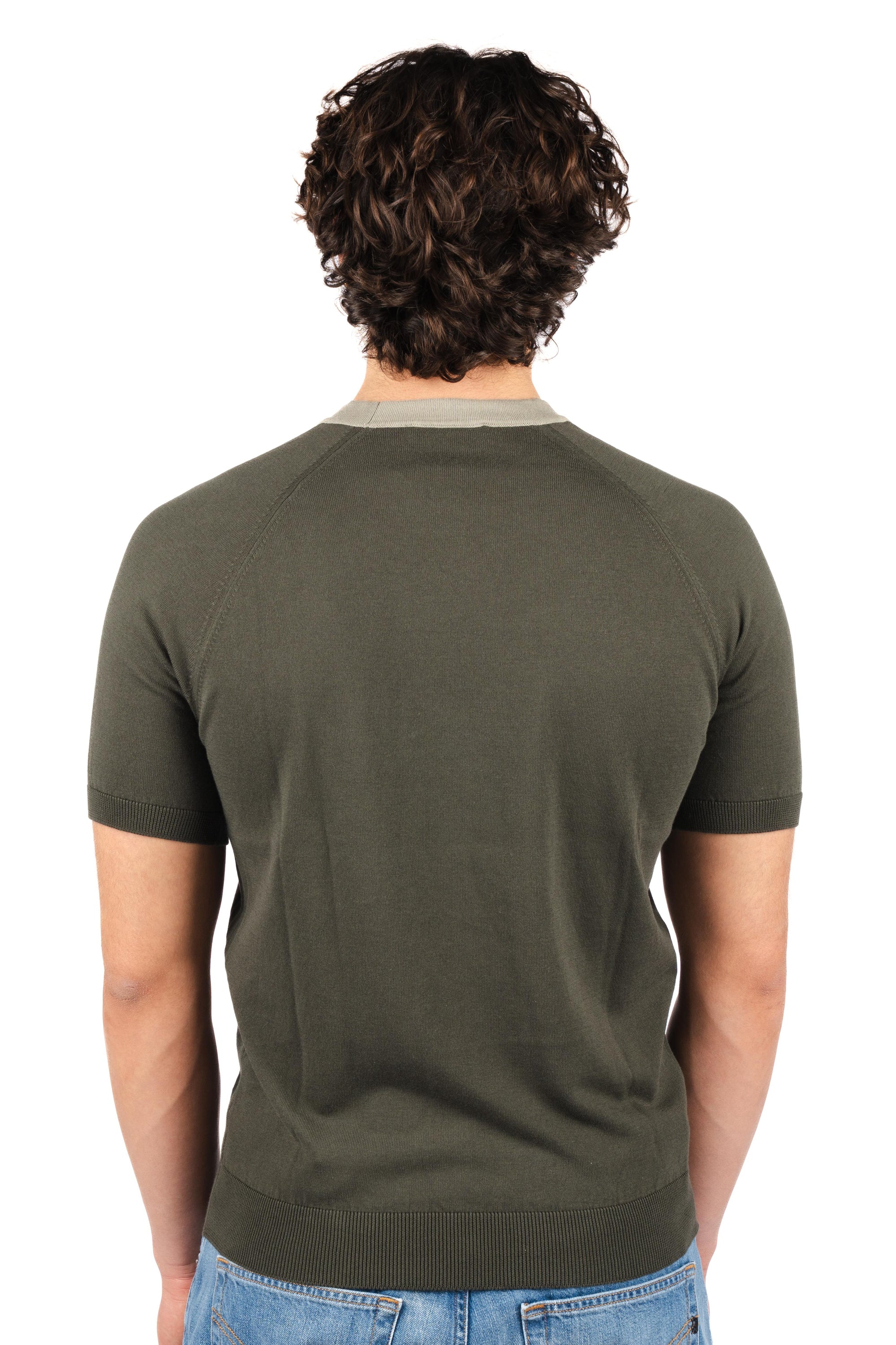 T-shirt in cotone biologico 57181/18045 490 GRAN SASSO 