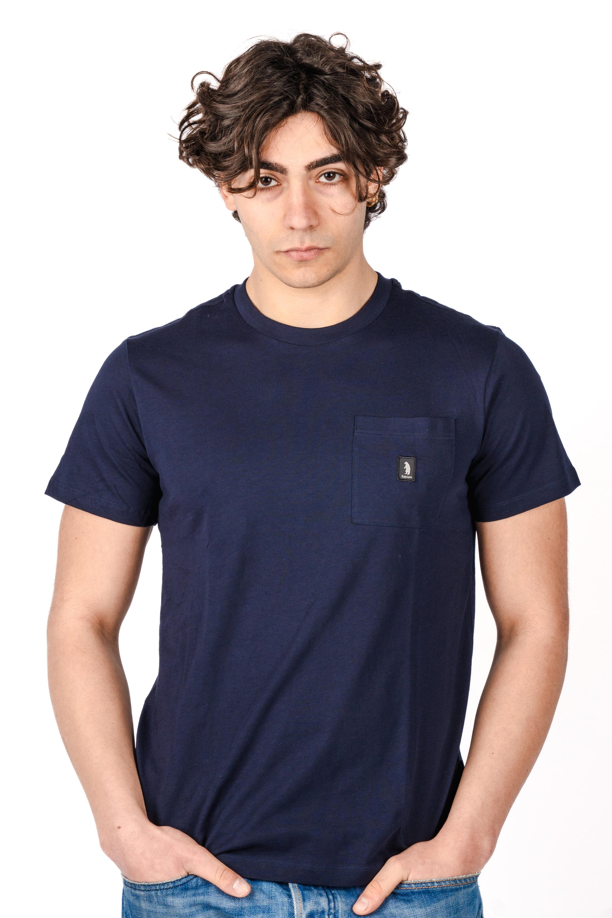 T-shirt icon pocket R4528M261 NAVY REFRIGUE 