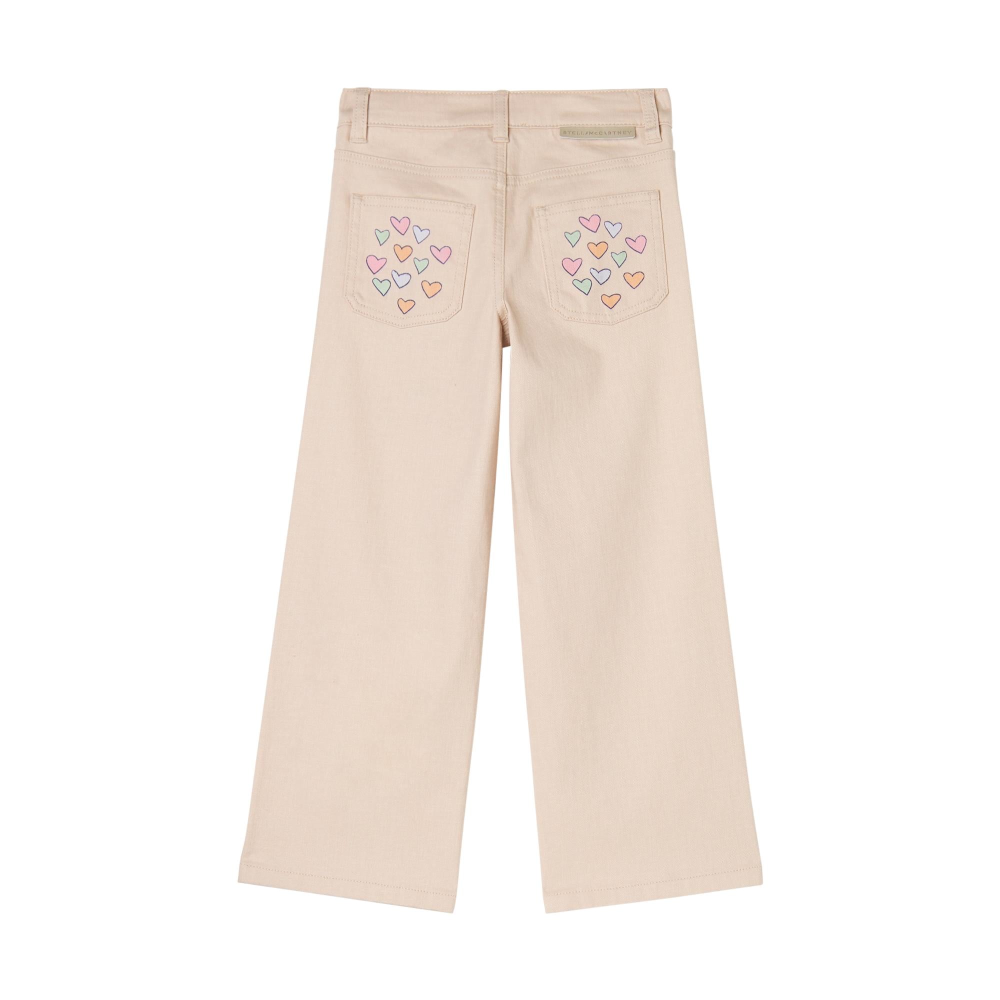 Jeans in denim tono su tono a gamba dritta TX6A90Z0156 50I STELLA MCCARTNEY 