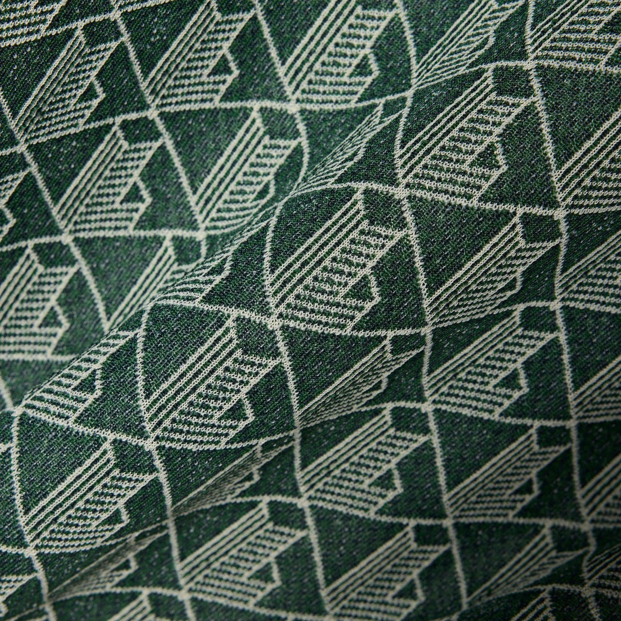 Polo dal taglio classico in jacquard con monogramma DH1417 D1R LACOSTE 