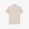 Polo dal taglio classico in jacquard con monogramma