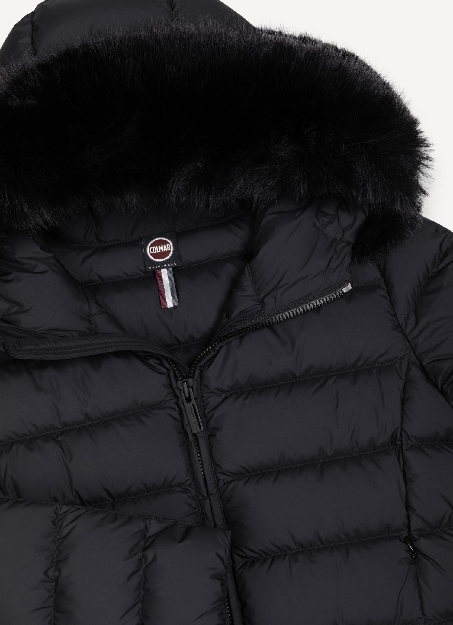 Piumino opaco con pelliccia sintetica 2239E2XX 99 COLMAR 