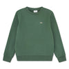 Crew neck sweatshirt in fleece fabric
