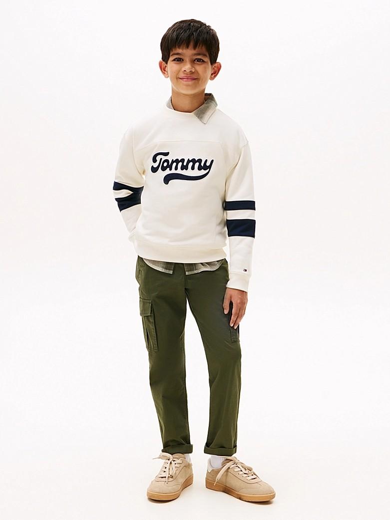 Felpa stile college color block con logo KB0KB09985T YA8 TOMMY HILFIGER 