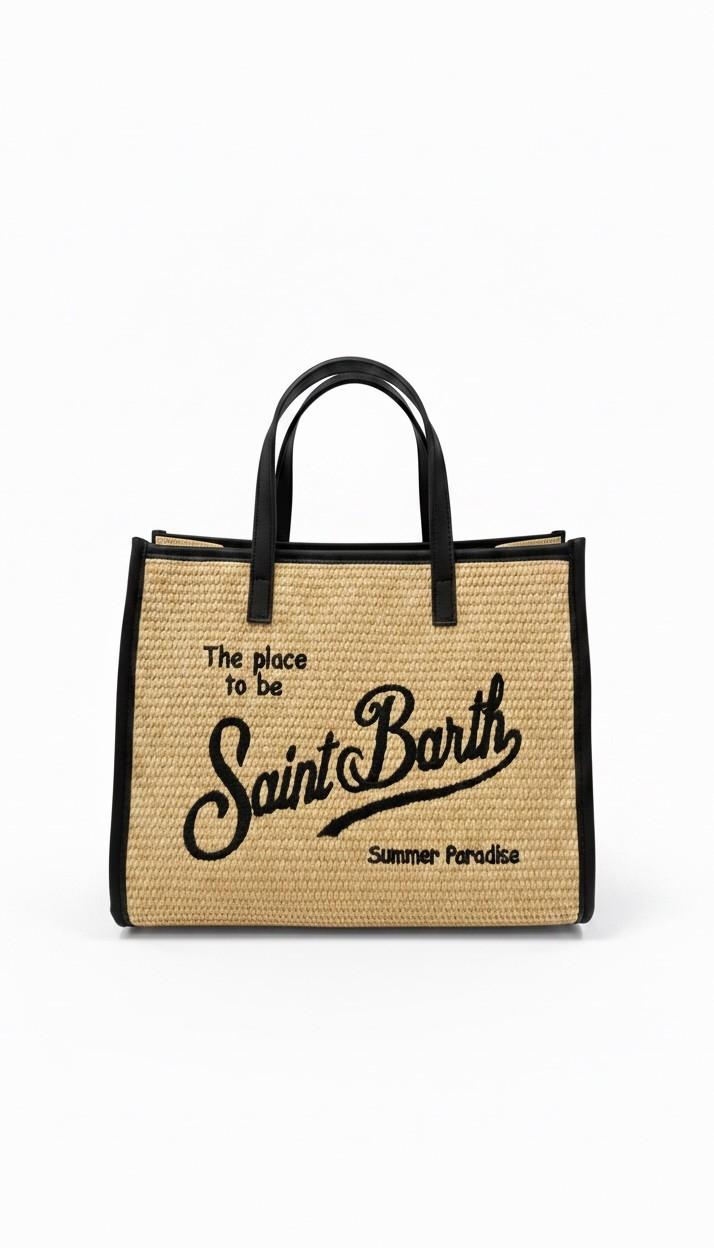 Borsa Vivian medium  effetto paglia VVID001 00421L MC2 SAINT BARTH 