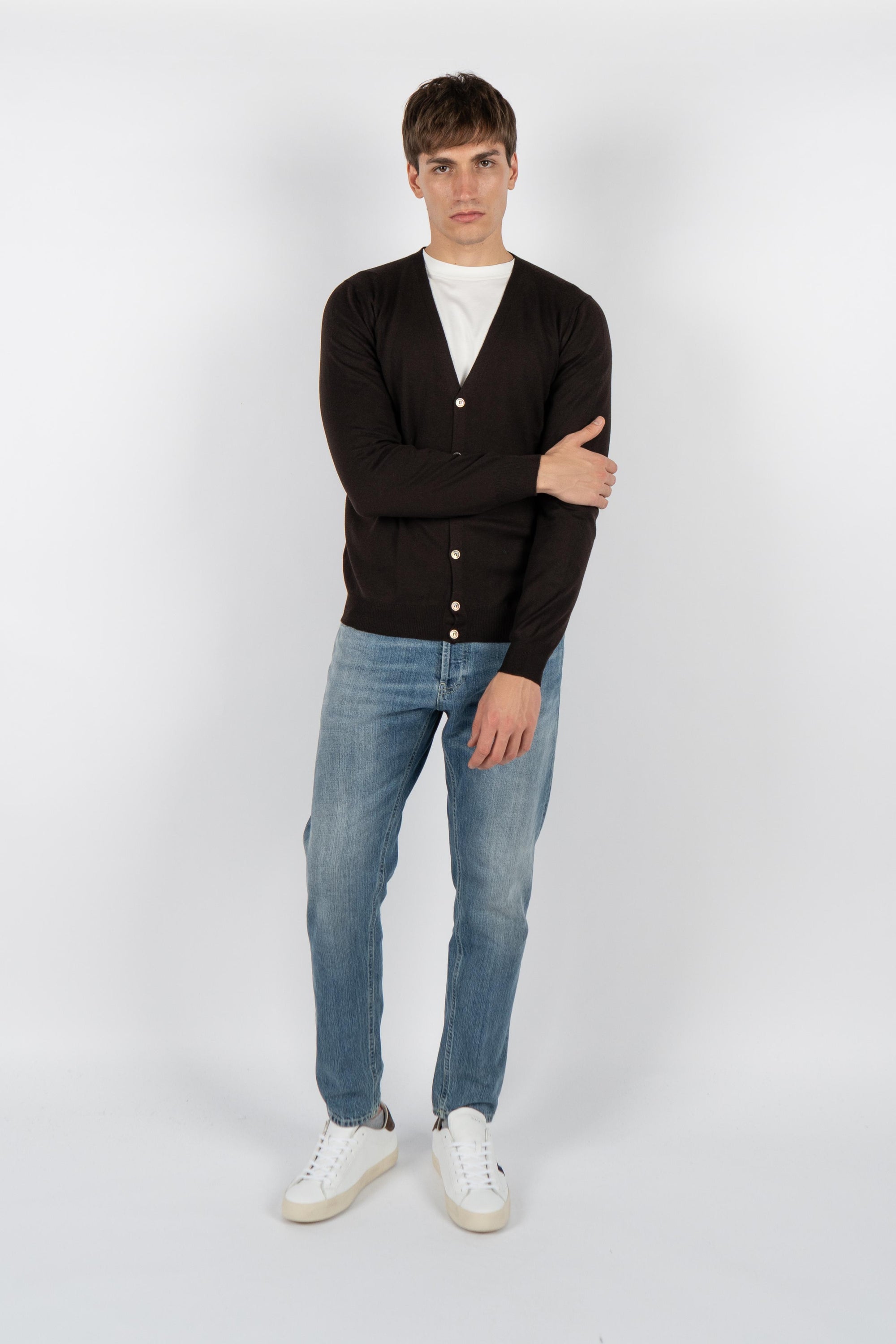 Cardigan in lana 58185/14296 195 GRAN SASSO 