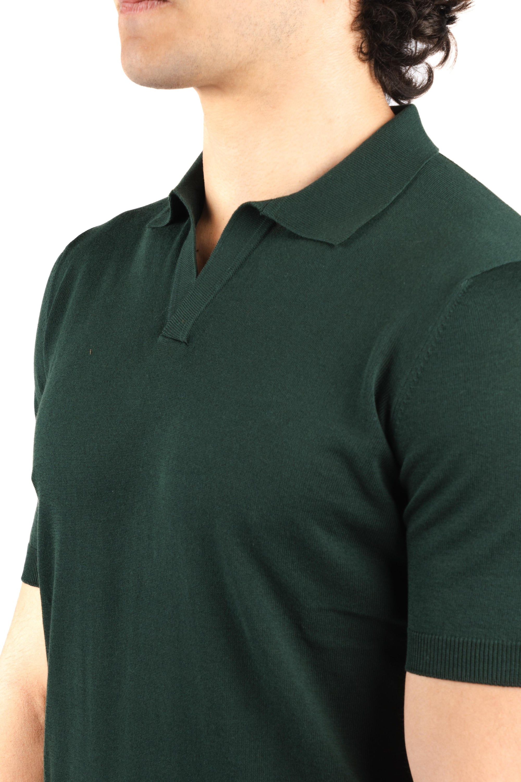 Polo con scollo a v 57132/20689 491 GRAN SASSO 