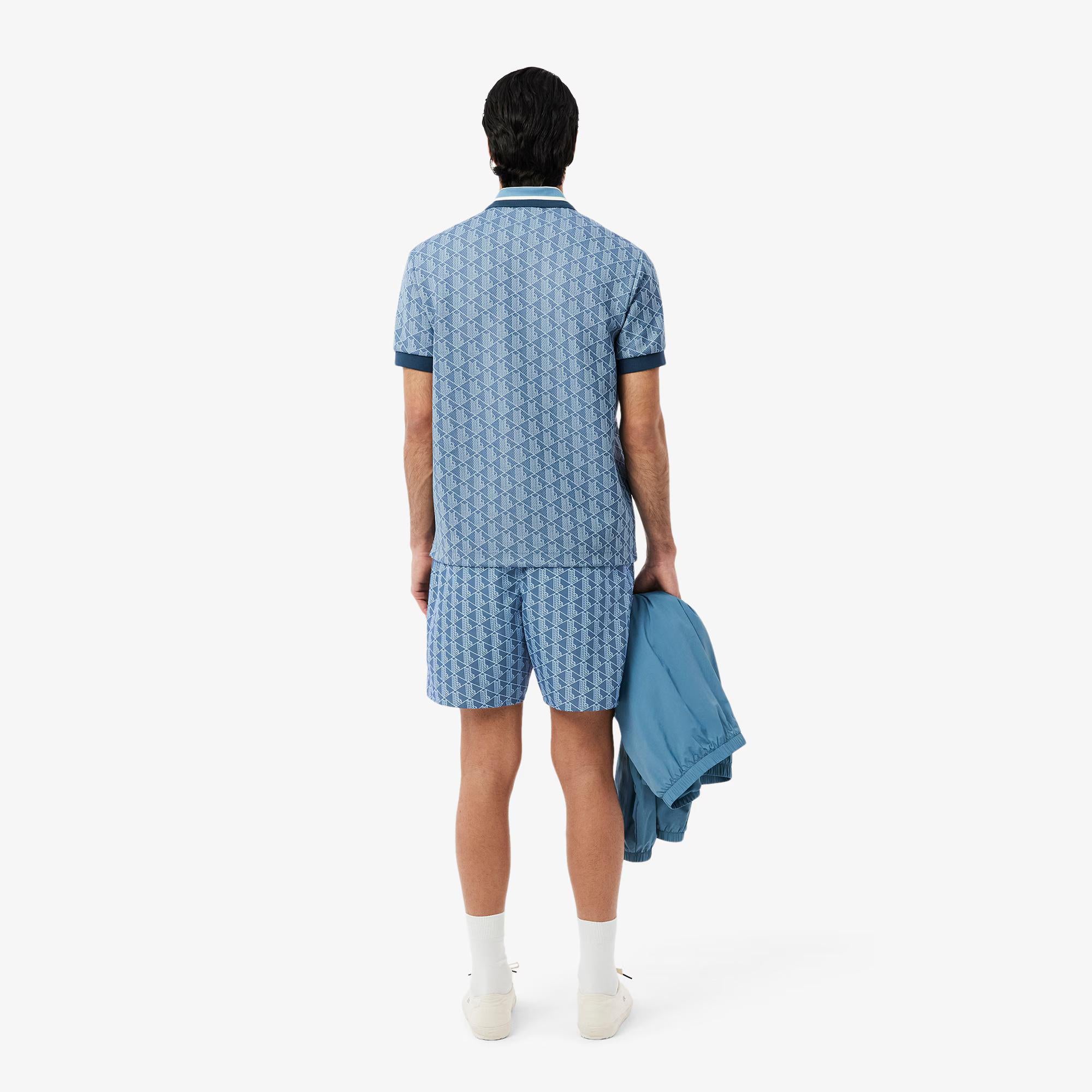 Costume da mare con stampa monogramma MH9086 HGI LACOSTE 